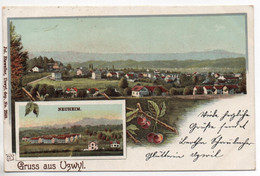 Gruss Aus UZWIL Neuheim Gel. 1900 N. Rüschlikon - Uzwil