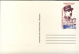 De Gaulle 1990 - Saint Pierre Et Miquelon   Entier Postal Neuf - Entiers Postaux