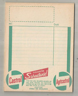 Publicité, Carnet De Facturettes CASTROL, AGRICASTROL , Frais Fr 1.95 E - Publicités