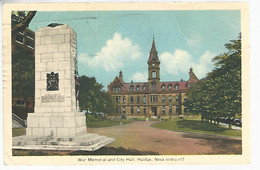 57216) Canada War Memorial City Hall Halifax Censor Postmark Cancel 1941 - Halifax