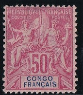 Congo N°22 - Neuf * Avec Charnière - Pelurage Sinon TB - Unused Stamps