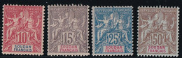 Soudan N°16/19 - Neuf * Avec Charnière - TB - Unused Stamps