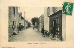 Autrey Les Gray * La Grande Rue Du Village * épicerie Mercerie - Autrey-lès-Gray