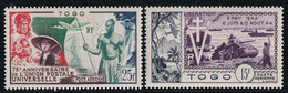 Togo Poste Aérienne N°21/22 - Neuf * Avec Charnière - TB - Unused Stamps