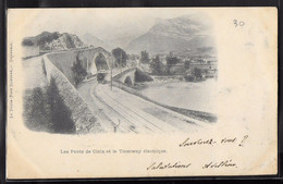 CPA 38 - Claix, Les Ponts De Claix Et Le Tramway électrique - Claix