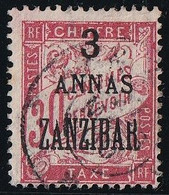 Zanzibar Taxe N°3 - Oblitéré - 1 Point De Pelurage Sinon TB - Gebraucht