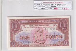 GRAN BRETAGNA 1962 1 POUND M32 - 1 Pound