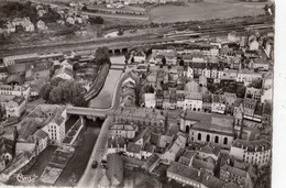 SARREBOURG  VUE GENERALE AERIENNE ET LA SARRE - Sarrebourg