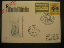 Österreich 2000- Sonderflugpost Ins Neue Jahrtausend, Reko Vom 31.12.2000 Von Wien Nach Bangkok - Altri & Non Classificati