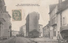 79 - CHAMPDENIERS - Angle Des Rues De Genève Et Du Plat D'Etain - Champdeniers Saint Denis