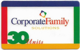USA - AT&T - Corporate Family Solutions, Remote Mem. 30Units, 30.11.1997, 750ex, Mint - AT&T