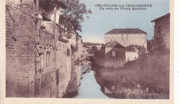 CHATILLON SUR CHALARONNE   -   UN COIN DU VIEUX QUARTIER - Châtillon-sur-Chalaronne