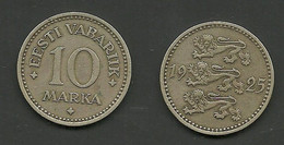 ESTLAND Estonia Estonie 10 Marka 1925 - Estonia