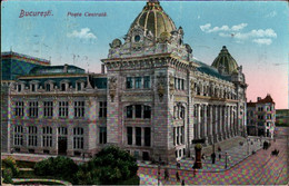 ! 1922 Alte Ansichtskarte Aus Bukarest, Bucuresti, Posta Centrale, Postamt, Rumänien, Romania - Romania