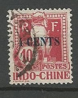 INDOCHINE TAXE N° 21 OBL - Postage Due
