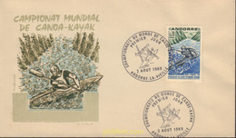 376067 MNH ANDORRA. Admón Francesa 1969 CAMPEONATOS DEL MUNDO DE CANOA-KAYAK EN BOURG-SAN MAURICIO - Collezioni