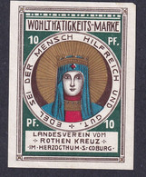 Germany Poster Stamp Vignette  RED CROSS - Erinnophilie