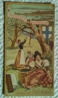 CHROMO ANCIEN PUBLICITE CHOCOLAT SUCHARD PROVENCE MARSEILLE ILLUSTRATION Port Arlésienne Mireille Olive Raisin - Suchard