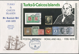 383812 MNH TURKS Y CAICOS 1979 CENTENARIO DE LA MUERTE DE SIR ROWLAND HILL - Turks And Caicos