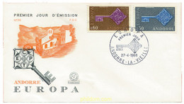 23591 MNH ANDORRA. Admón Francesa 1968 EUROPA CEPT. FRATERNIDAD Y COOPERACION - Verzamelingen