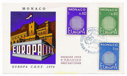 23662 MNH MONACO 1970 EUROPA CEPT. SOL FLAMANTE - Other & Unclassified