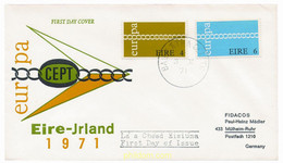 23643 MNH IRLANDA 1971 EUROPA CEPT. FRATERNIDAD Y COOPERACION - Lots & Serien