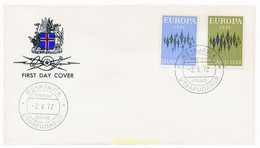 23674 MNH ISLANDIA 1972 EUROPA CEPT. COMUNICACIONES - Collections, Lots & Séries