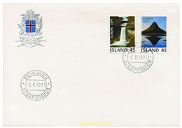 23786 MNH ISLANDIA 1977 EUROPA CEPT. PAISAJES - Verzamelingen & Reeksen