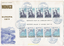 23791 MNH MONACO 1977 EUROPA CEPT. PAISAJES - Sonstige & Ohne Zuordnung