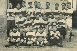 Louhans * équipe De Football Rugby 1908/1909 * RUGBY Sport * Collège - Louhans