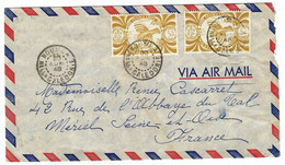 1948 - Enveloppe Par Avion De Nouméa  Pour La France - Affr. à 10 F.  ( France Libre ) - Lettres & Documents