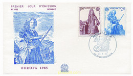 24062 MNH MONACO 1985 EUROPA CEPT. AÑO EUROPEO DE LA MUSICA - Otros & Sin Clasificación