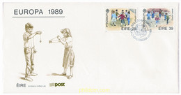 24190 MNH IRLANDA 1989 EUROPA CEPT. JUEGOS INFANTILES - Verzamelingen & Reeksen