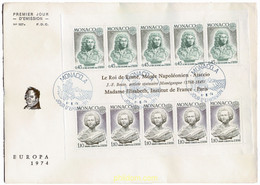 23719 MNH MONACO 1974 EUROPA CEPT. ESCULTURAS - Other & Unclassified