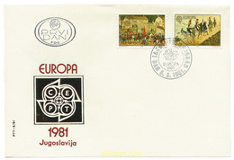 23926 MNH YUGOSLAVIA 1981 EUROPA CEPT. FOLCLORE - Colecciones & Series