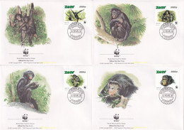 23227 MNH ZAIRE 1997 BONOBO - Collections