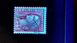 1960 N° 1263 E  OBLITERE COULEUR DEPLACER ( SCANNE 3 PAS A VENDRE - Used Stamps