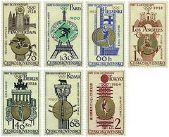 63658 MNH CHECOSLOVAQUIA 1965 MEDALLISTAS OLIMPICOS CHECOSLOVACOS - Summer 1900: Paris