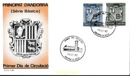 404557 MNH ANDORRA. Admón Española 1982 ESCUDO DE ANDORRA - Gebruikt