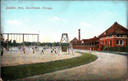 ! Old Postcard Chicago, Douglas Park, Turn Verein, Sport - Chicago