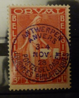 Belgium POSTE PRIVéE 1928   : PR 9  - N° 266G * Orval AVEC SURCHARGE  - 5000 EX. CAT.: 110,00€ - Private & Local Mails [PR & LO]