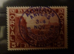 Belgium POSTE PRIVéE 1928   : PR 10  - N° 266H * Orval AVEC SURCHARGE  - 5000 EX. CAT.: 110,00€ - Private & Local Mails [PR & LO]
