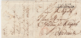 Brief 19 Okt 1804 Met Stempel JvdL 2351 PRUSSE PAR MAASEICK Van Danzig Naar Bordeaux - Marques D'entrées