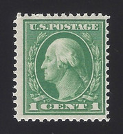 US #405 1912-14 Green Perf 12 Wmk 190 MNH F-VF SCV $15 - Unused Stamps