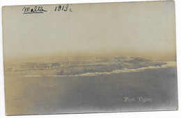 -2752 - MALTE Fort Tigne 1919 Photo Carte - Malte