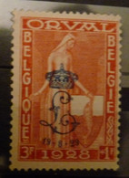 Belgium POSTE PRIVéE 1929   : PR 18  - N° 272G (*)   Orval AVEC L COURONNé  - . CAT.: 92,00€ SIGNé - Privat- Und Lokalpost [PR & LO]