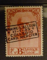 Belgium POSTE PRIVéE 1932   : PR 38  - N° 374D *  MERCIER - BRAINE-L'ALLEUD  - . CAT.: 25,00€ - Private & Local Mails [PR & LO]