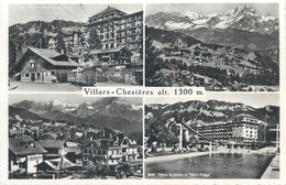 Switzerland Postcard Villars Chesieres Multi View - Villars-les-Moines