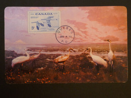 S 30 CANADA   BELLE CARTE  1955   QUEBEC  ++AFFRANCH. INTERESSANT ++ - Storia Postale