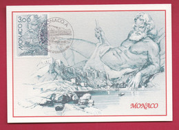 (PH50) 1ER JOUR MONACO 1997 PORT HERCULE LUXE - Used Stamps